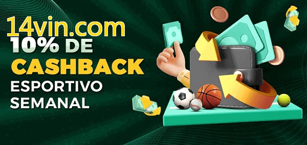 10% de bônus de cashback na 14vin.com